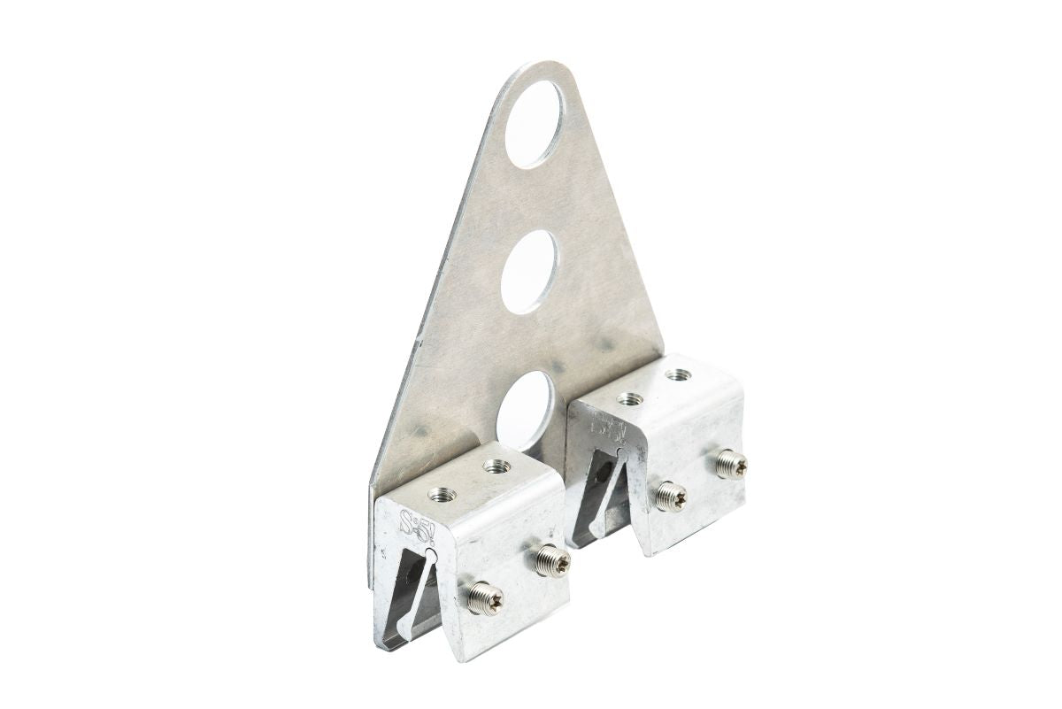 Blizzard Heavy Duty III Fence-Style Snow Guard Bracket with S-5!® NH1.5 Clamps
