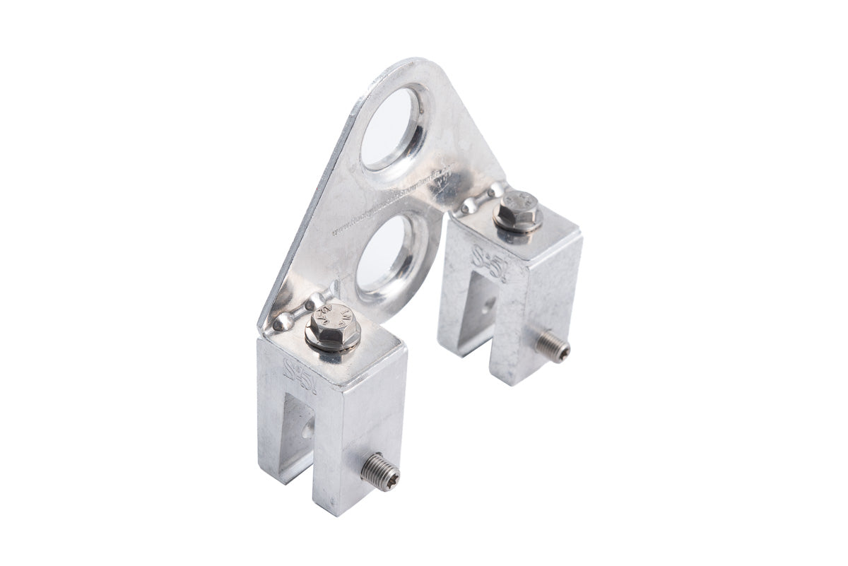 Blizzard II (Assembled S-5!® DualGard) Fence-Style Snow Guard Bracket with N1.5 Mini Clamps