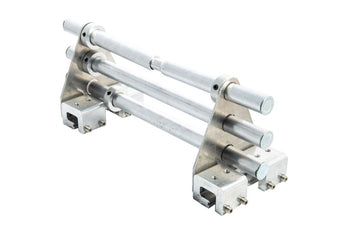 Blizzard Heavy Duty III Fence-Style Snow Guard Bracket with S-5!® H Clamps - 0
