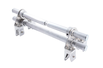 Blizzard II (Assembled S-5!® DualGard) Fence-Style Snow Guard Bracket with N1.5 Mini Clamps - 0