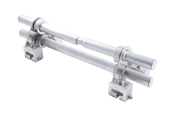 Blizzard II (Assembled S-5!® DualGard) Fence-Style Snow Guard Bracket with T Mini Clamps - 0