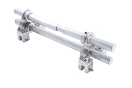 Blizzard II (Assembled S-5!® DualGard) Fence-Style Snow Guard Bracket with V Mini Clamps - 0