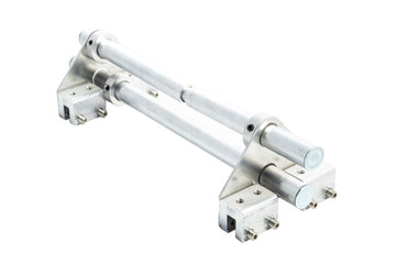 Blizzard Heavy Duty II Fence-Style Snow Guard Bracket with S-5!® V Clamps - 0