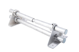 CrossGard II 2-pipe Fence-Style Snow Guard Bracket - 0