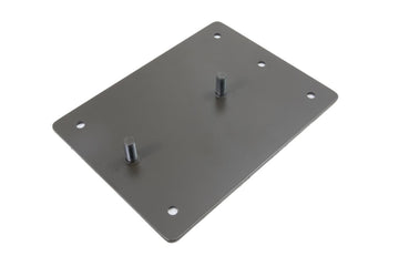 Single Ply 2-Pipe Fence Style Snow Guard Bracket and Baseplate - 0