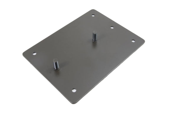 Single Ply 2-Pipe Fence Style Snow Guard Bracket and Baseplate