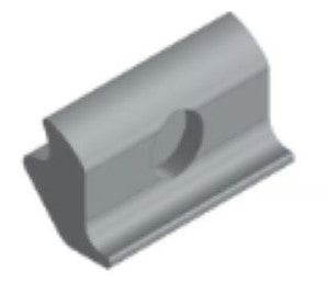 Blizzard II (Assembled S-5!® DualGard) Fence-Style Snow Guard Bracket with K Grip Mini Clamps ~ ORDER BY INSERT STYLE NEEDED