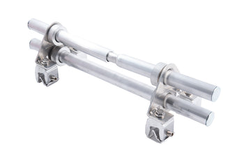 Blizzard II (Assembled S-5!® DualGard) Fence-Style Snow Guard Bracket with N Mini Clamps - 0