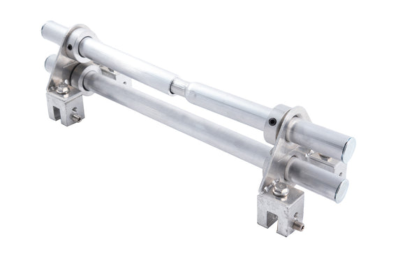 Blizzard II (Assembled S-5!® DualGard) Fence-Style Snow Guard Bracket with U Mini Clamps