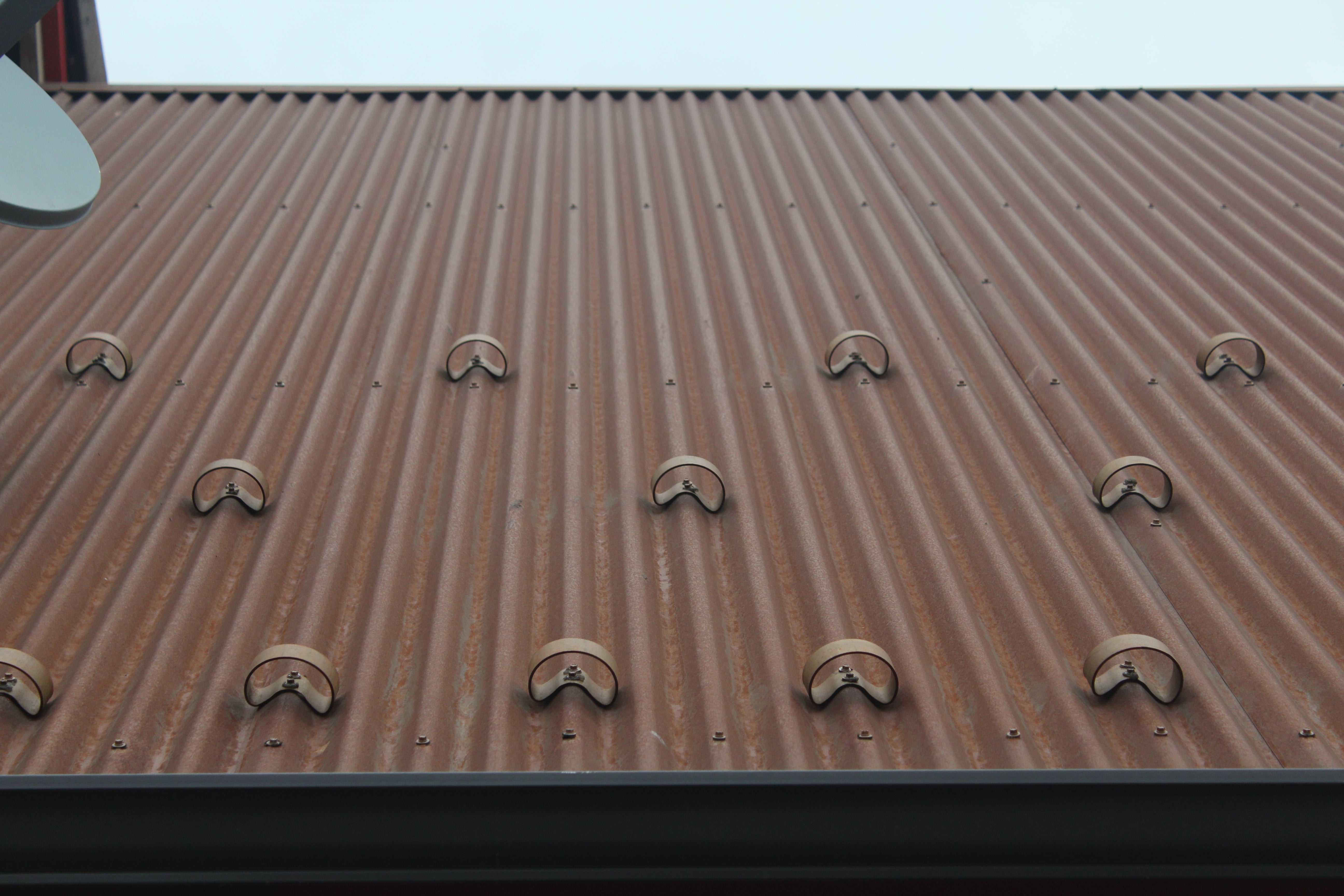 Plastic Snow Guards For Metal Roofing Clear SnoBlox Deuce 25 Pieces