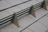 Drift III 3-Pipe Bolt-Down Fence-Style Snow Guard Bracket
